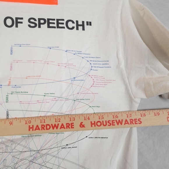 Virgil Abloh Champion Figures Of Speech Shirt Mens Small White Graphic Tee - Picture 12 of 16